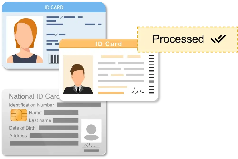 Global Card OCR illustration